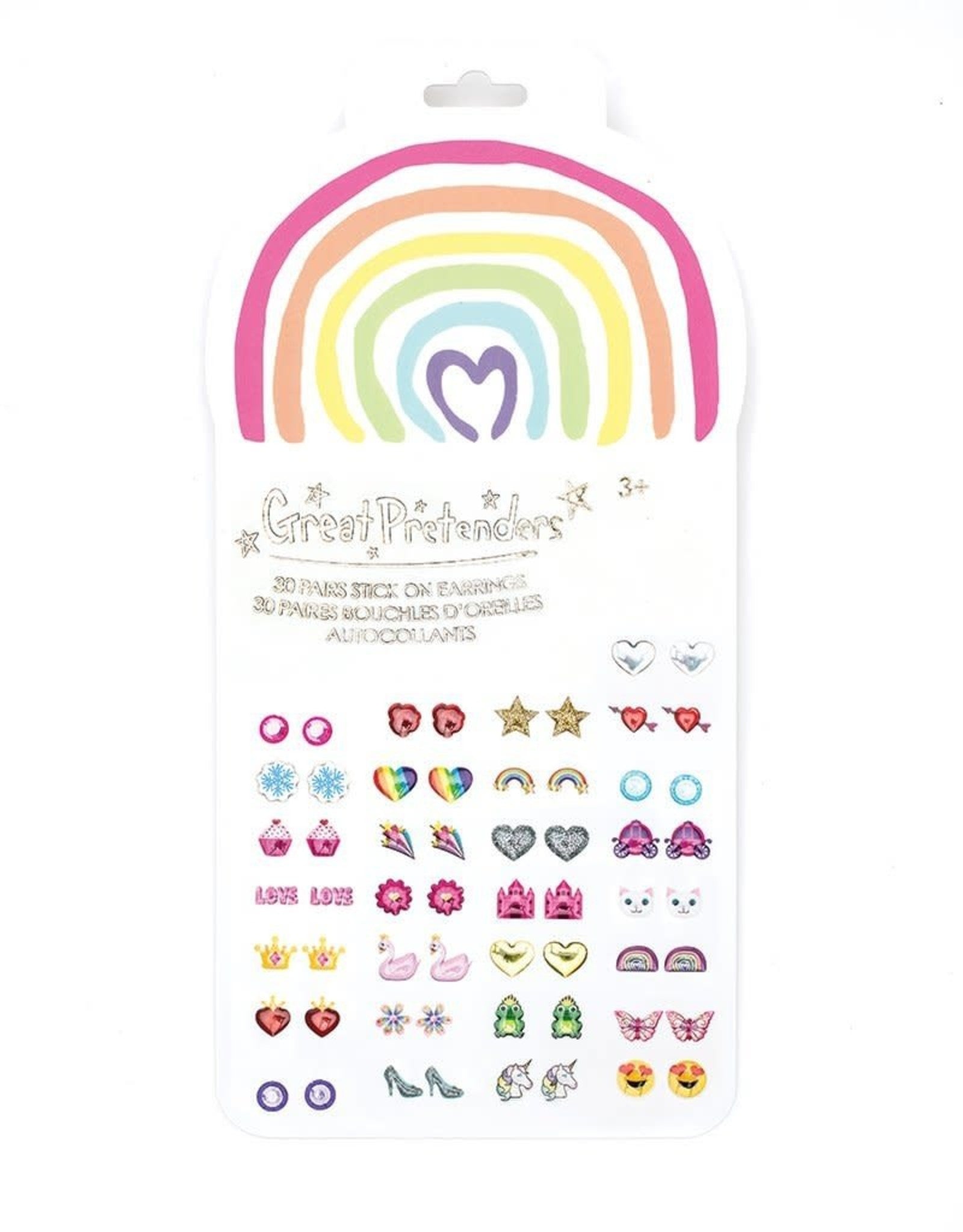 Holiday Sticker EARRINGS-30 Pairs