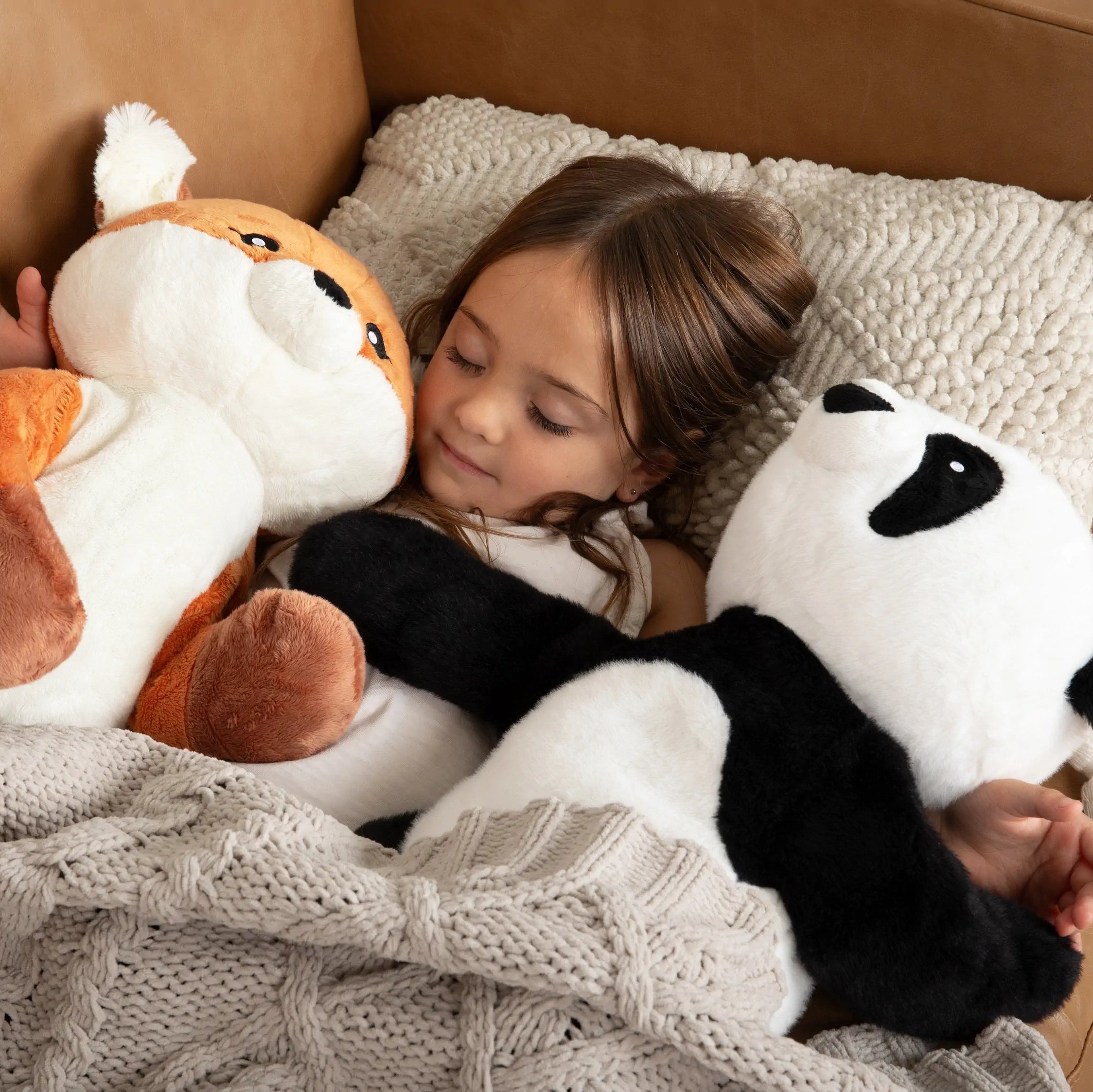 Hugimals Bowie the Panda – 4.5 lb Weighted Stuffed Animal (Ages 2+)