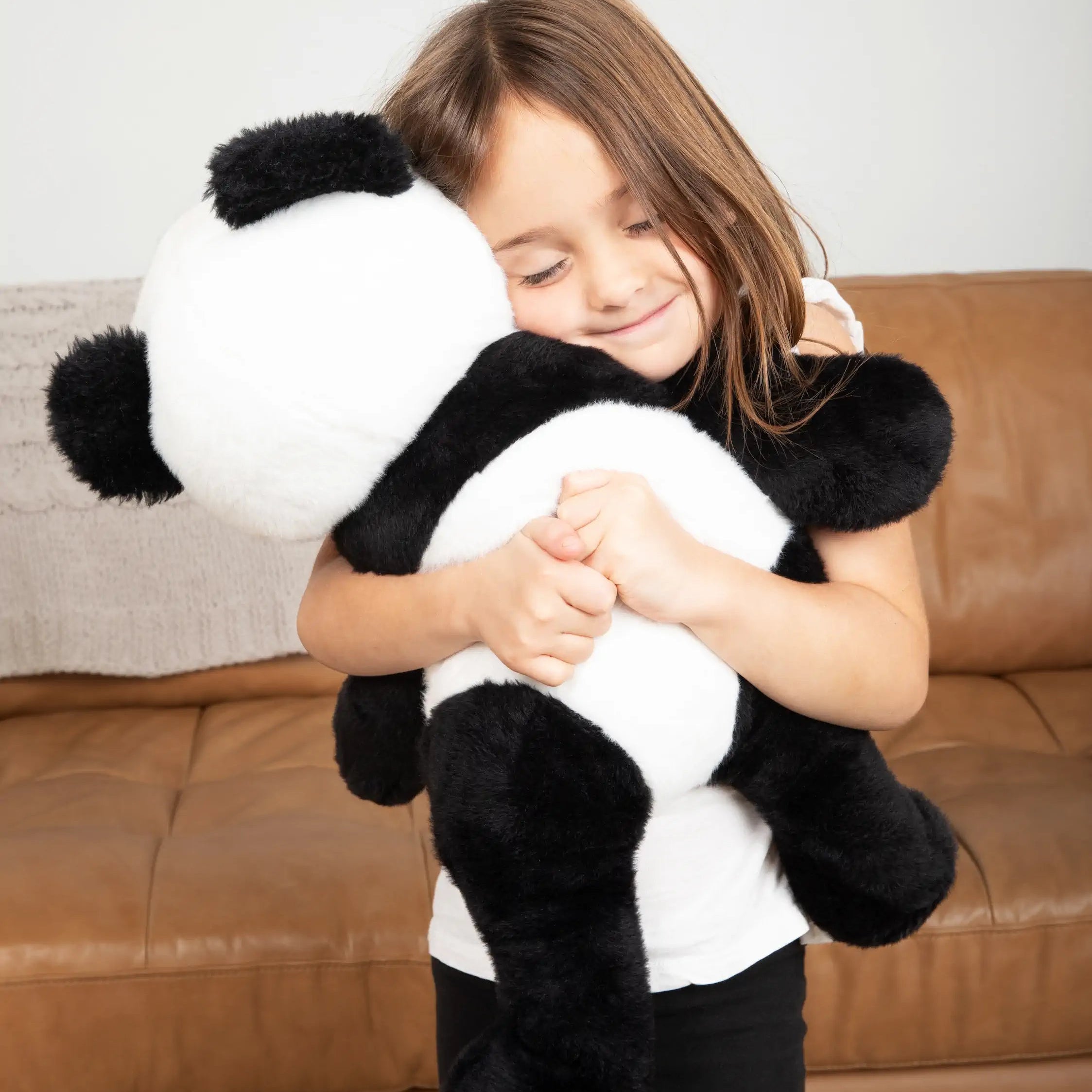 Hugimals Bowie the Panda – 4.5 lb Weighted Stuffed Animal (Ages 2+)