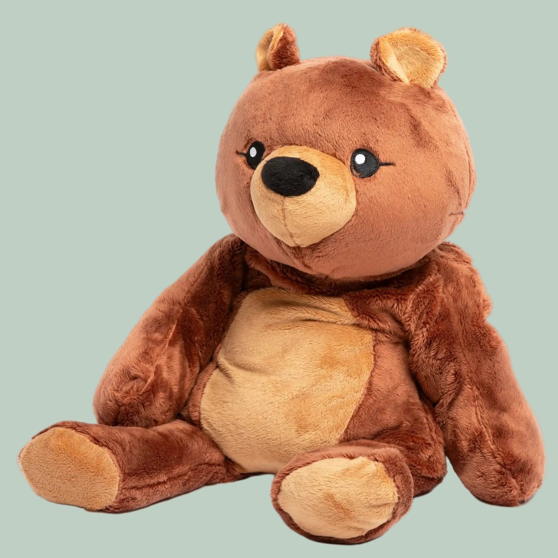 Hugimals Darby the Bear – 4.5 lb Weighted Stuffed Animal (Ages 2+)