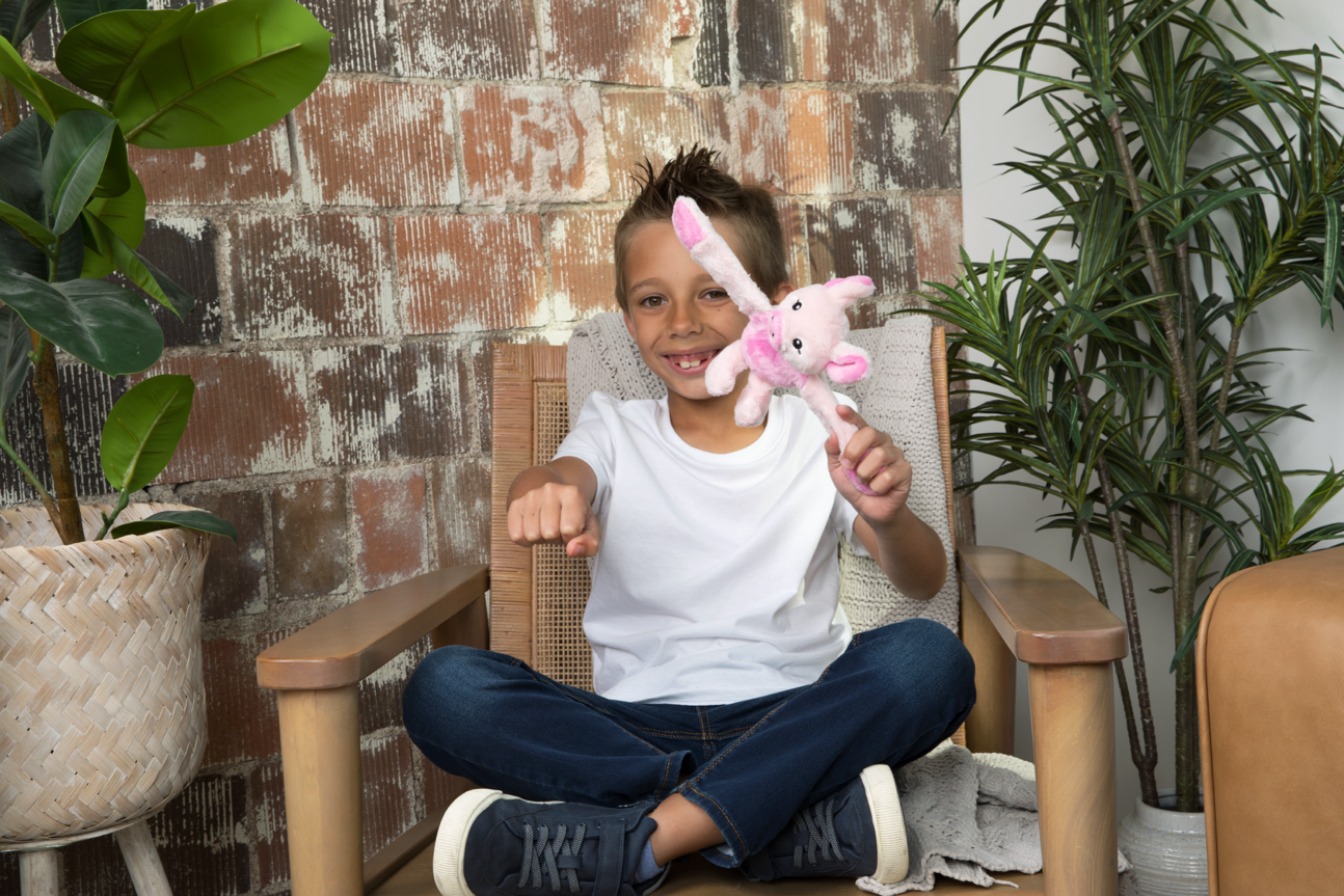 Hugimals Hug Baby Harper the Pig – Small Weighted Baby Plush for Comfort & Calm (Ages 0+)