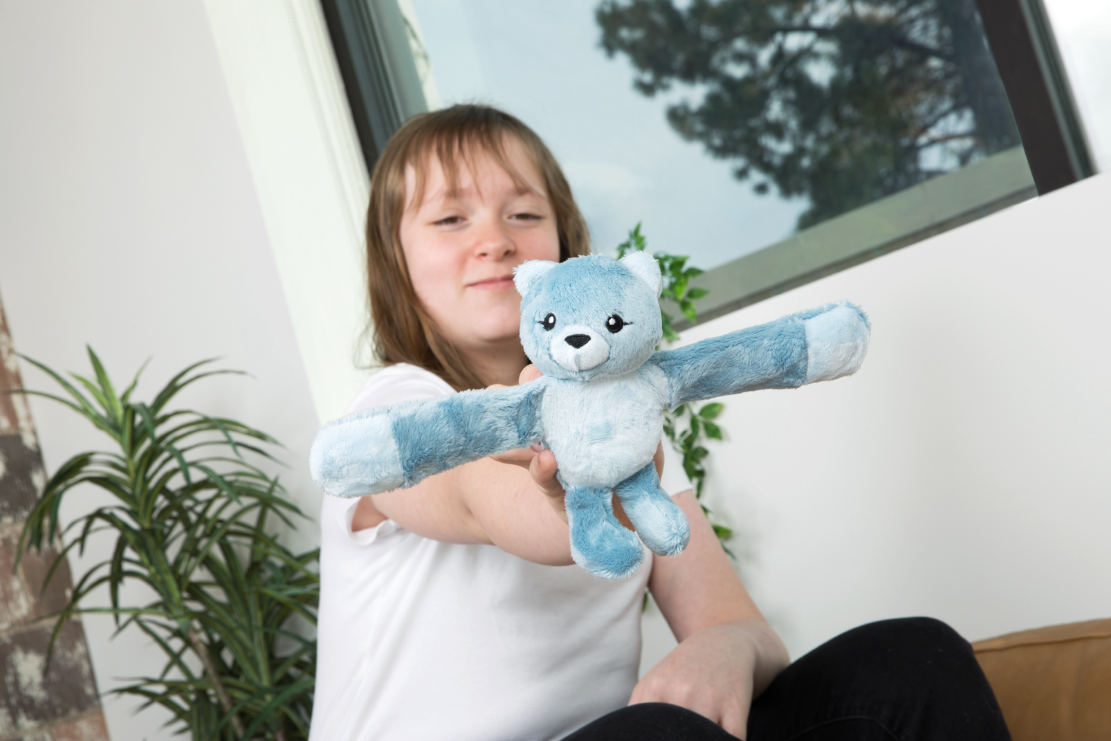 Hugimals Hug Baby Frankie the Cat – Small Weighted Baby Plush for Comfort & Calm (Ages 0+)