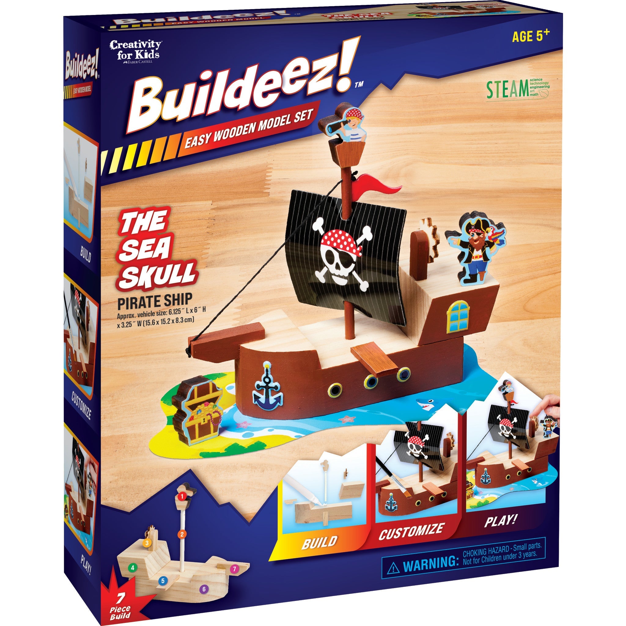Buildeez!™ Pirate Ship the Sea Skull
