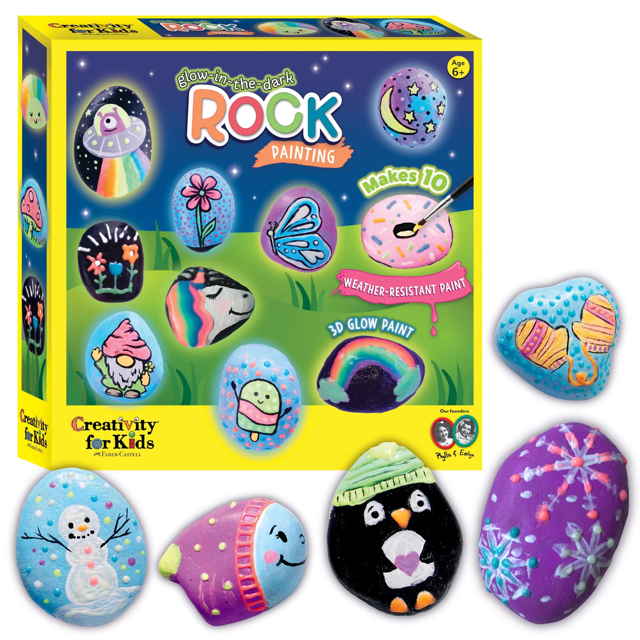 Glow in the Dark Rock Painting Kit