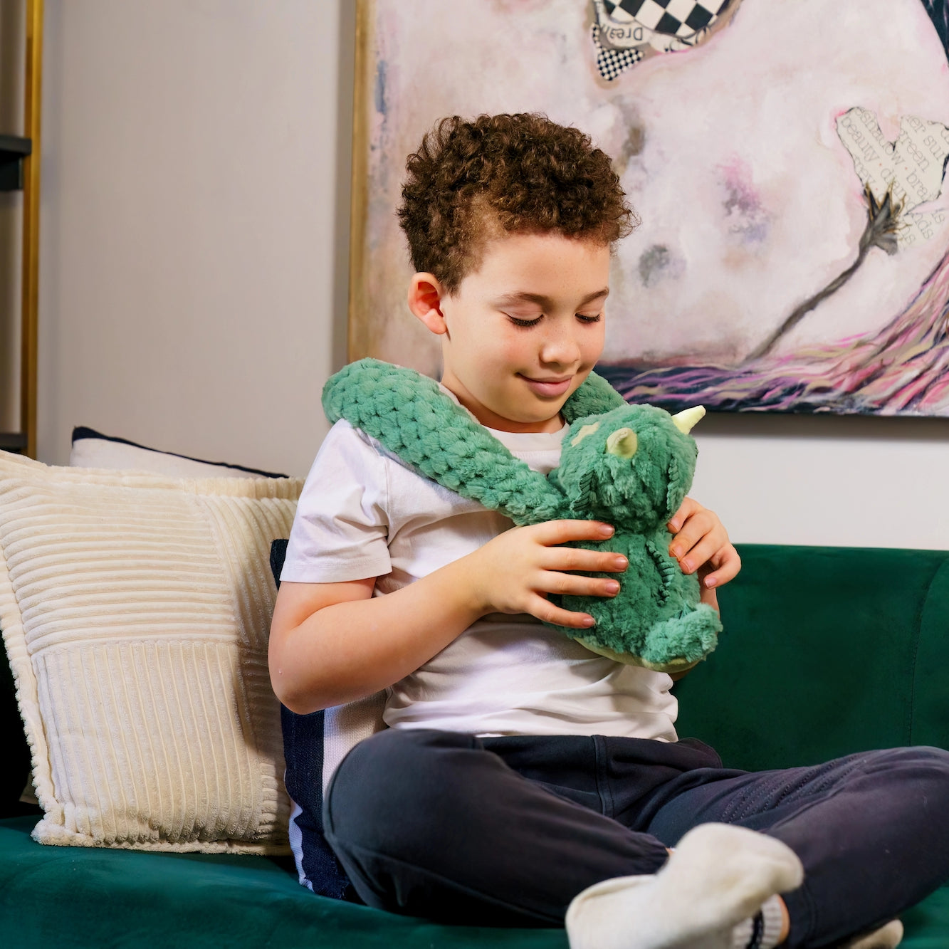 Hugimals Zephyr the Dragon – Weighted Stuffed Animal (Ages 2+)