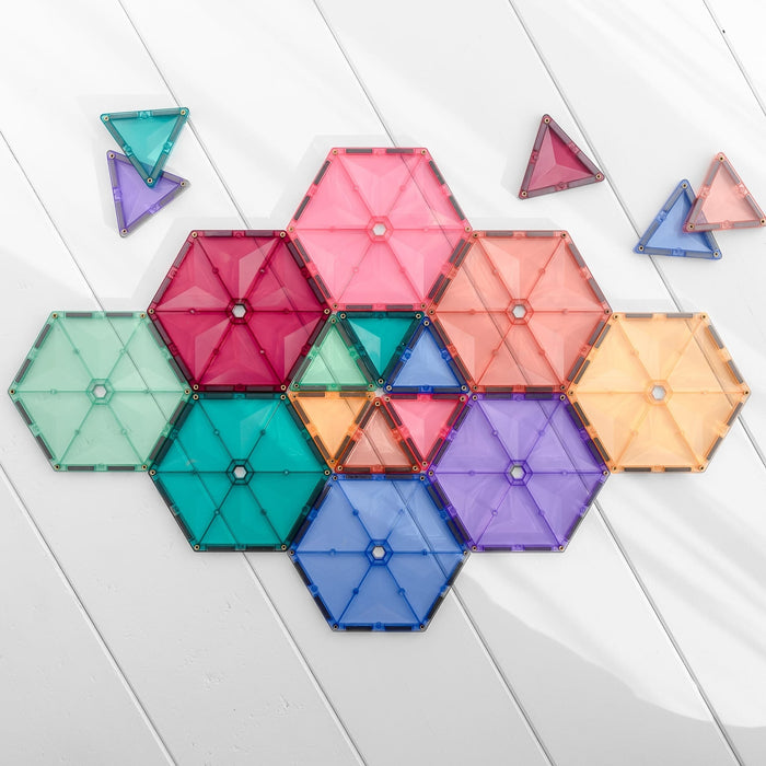 Connetix Pastel Geometry Pack (40 Pieces)