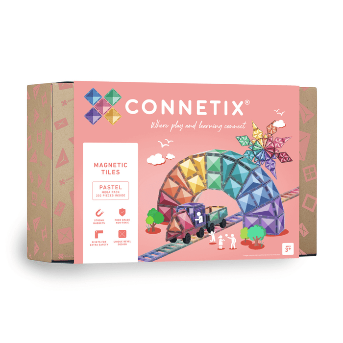 Connetix Pastel Mega Pack (202 Pieces)