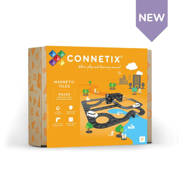 Connetix 48 Piece Roads Creative Pack