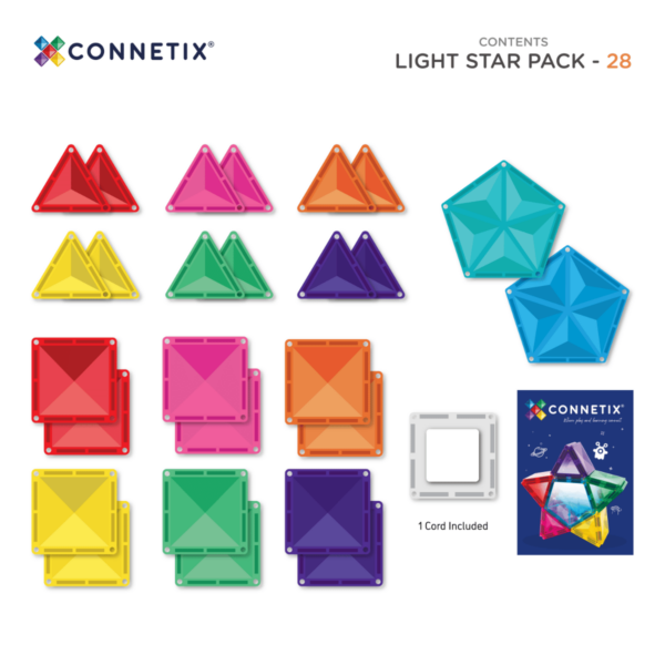Connetix Light Star Pack (28 pcs)