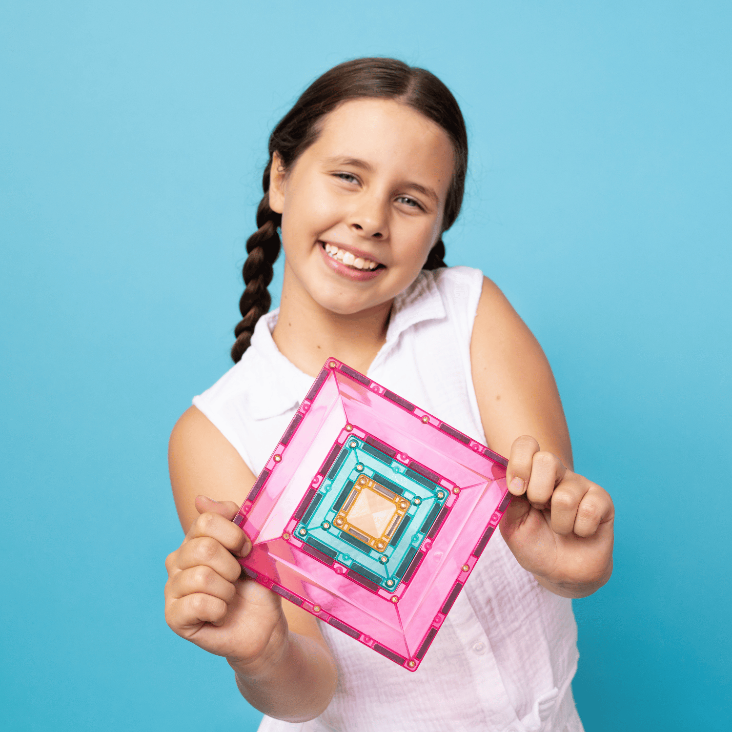 Connetix Tiles Pastel Portal Pack – 48-Piece Magnetic Tile Building Set