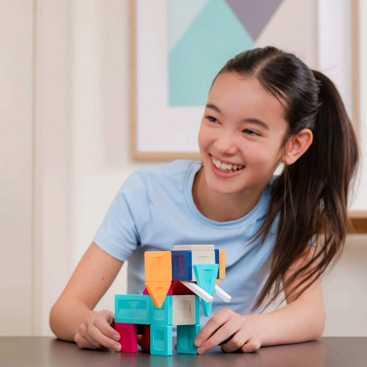 Connetix PRO Build It 4 Ways Animals Pack – 30-Piece Precision Magnetic Tiles with Smart Spin™ Technology & Collectible Tin (Ages 5+)