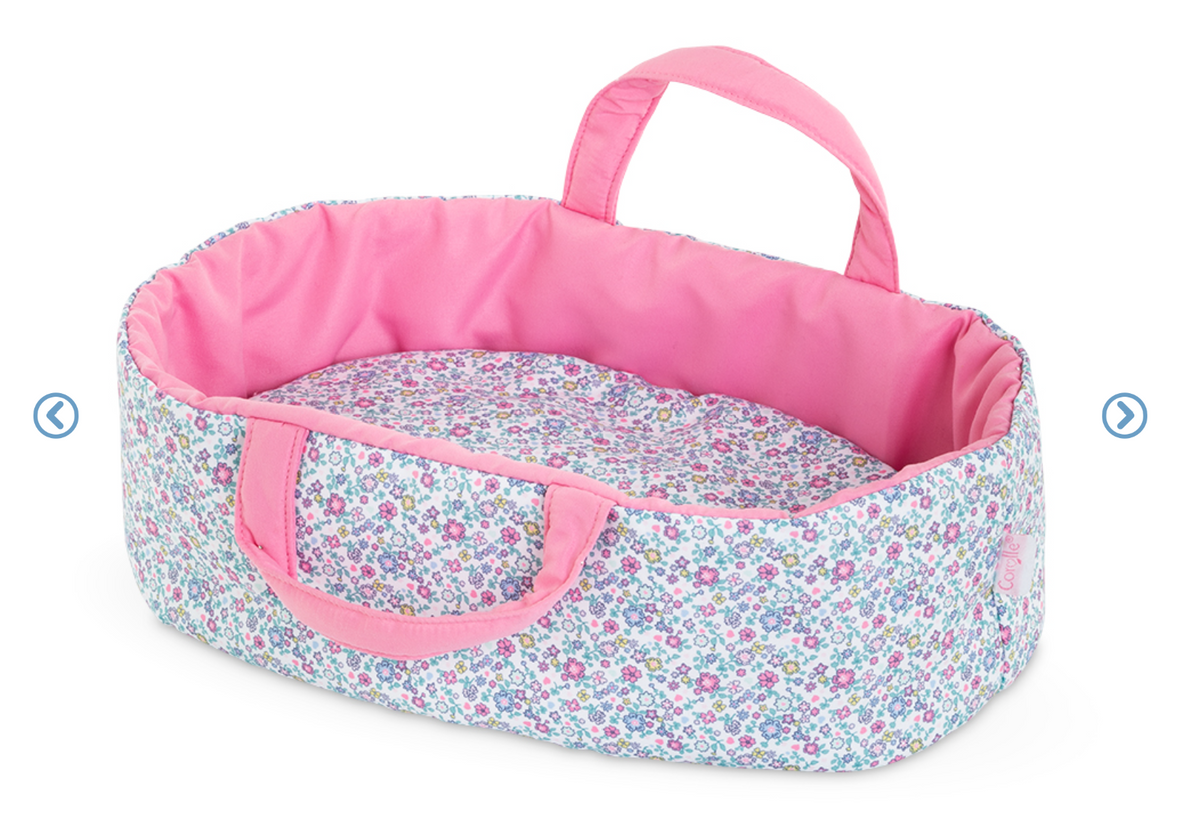 Corolle Carry Bed Floral (12" Baby Doll)