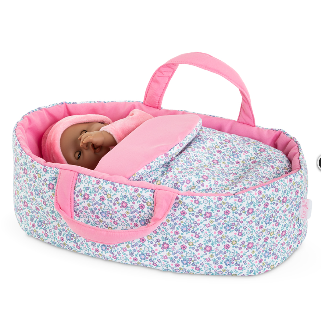 Corolle Carry Bed Floral (12" Baby Doll)