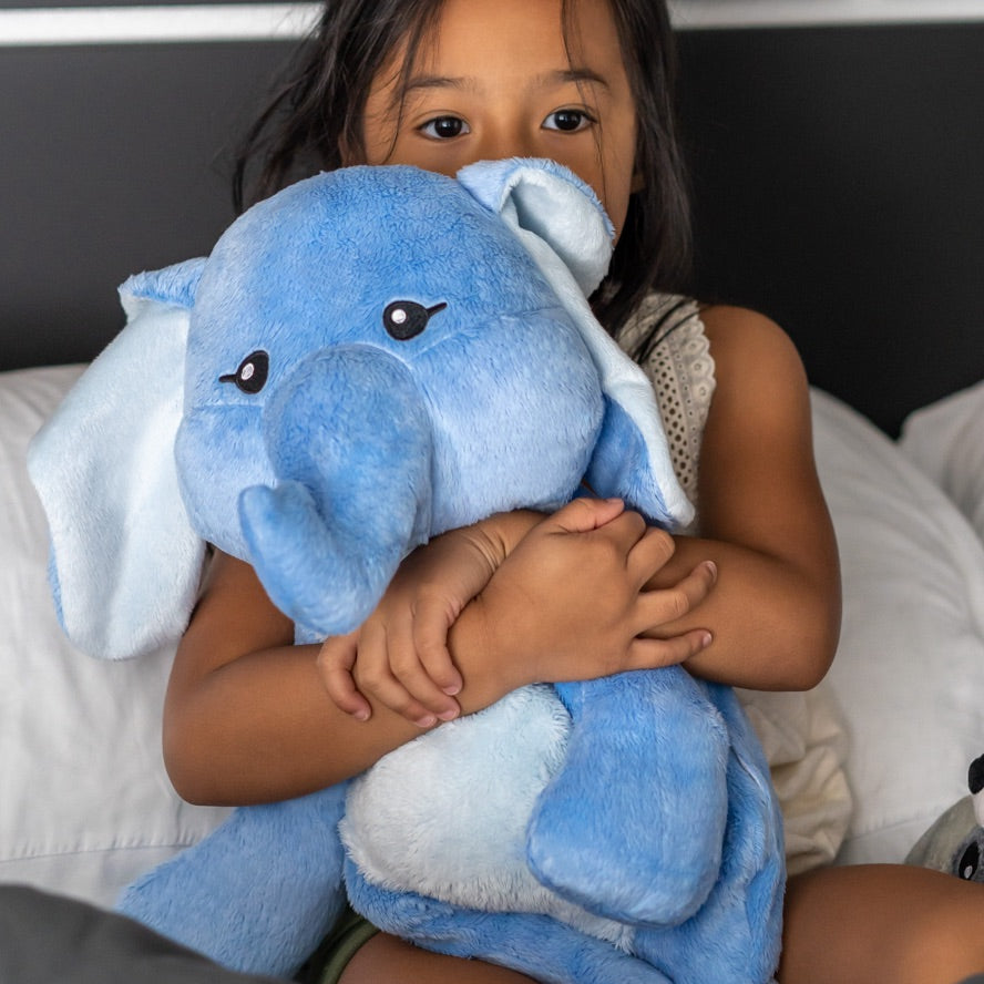 Hugimals Emory the Elephant – 4.5 lb Weighted Stuffed Animal for Calm & Comfort (Ages 2+)