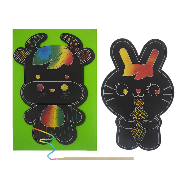 Pango Scratch Art Card - Cat