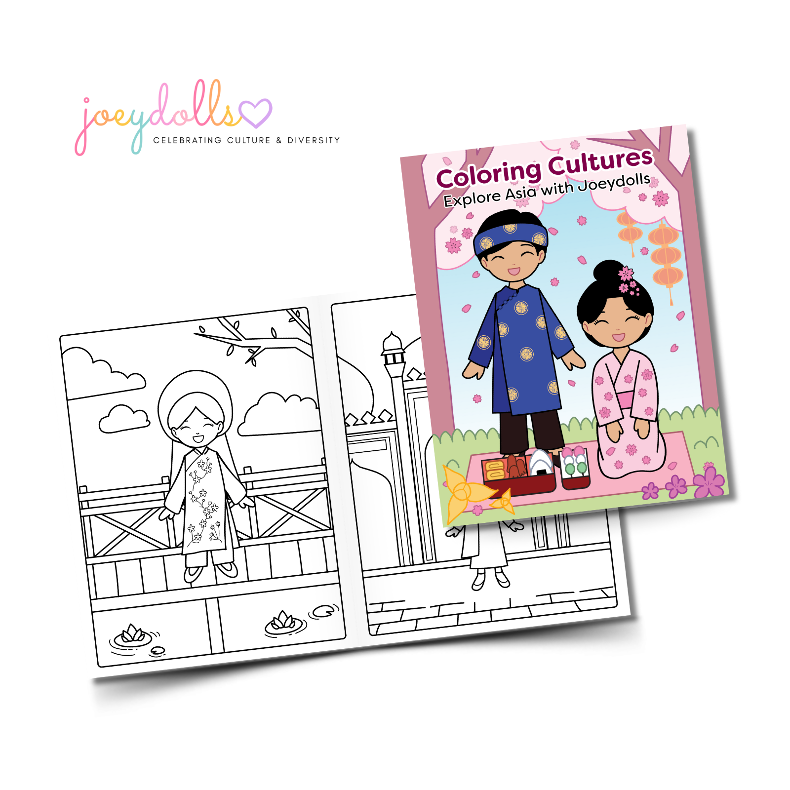 Joeydolls Coloring Cultures: Explore Asia with Joeydolls