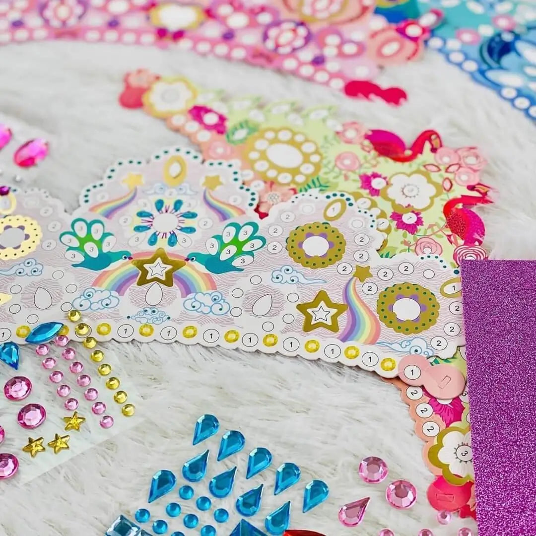 Djeco DIY Mosaic Tiaras Like a Princess