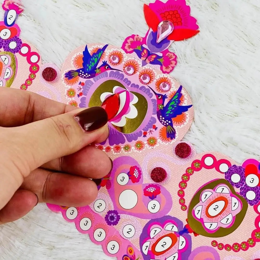 Djeco DIY Mosaic Tiaras Like a Princess