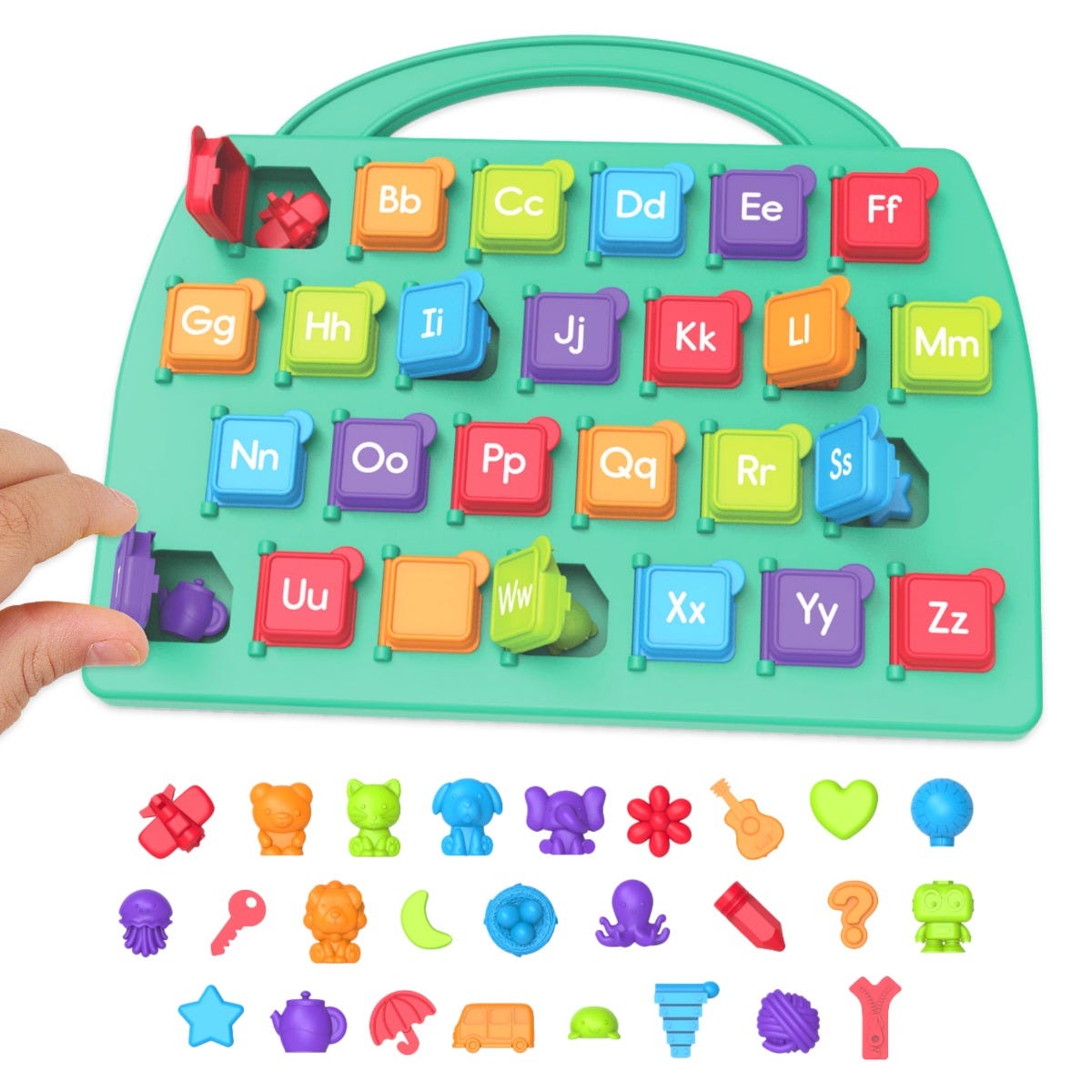 Learning Resources Lift-A-Letter Alphabet Board – A–Z Letter Recognition Activity (Ages 3+)