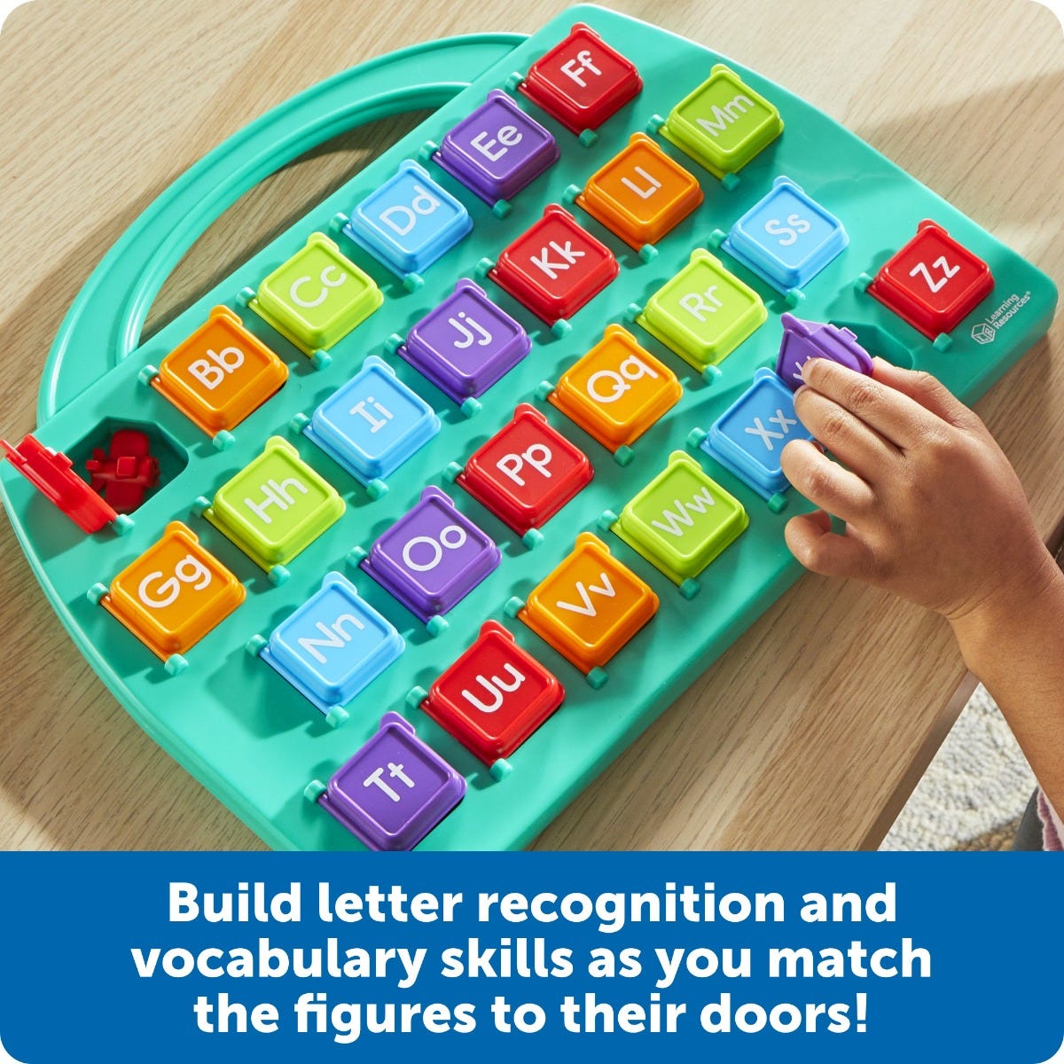 Learning Resources Lift-A-Letter Alphabet Board – A–Z Letter Recognition Activity (Ages 3+)