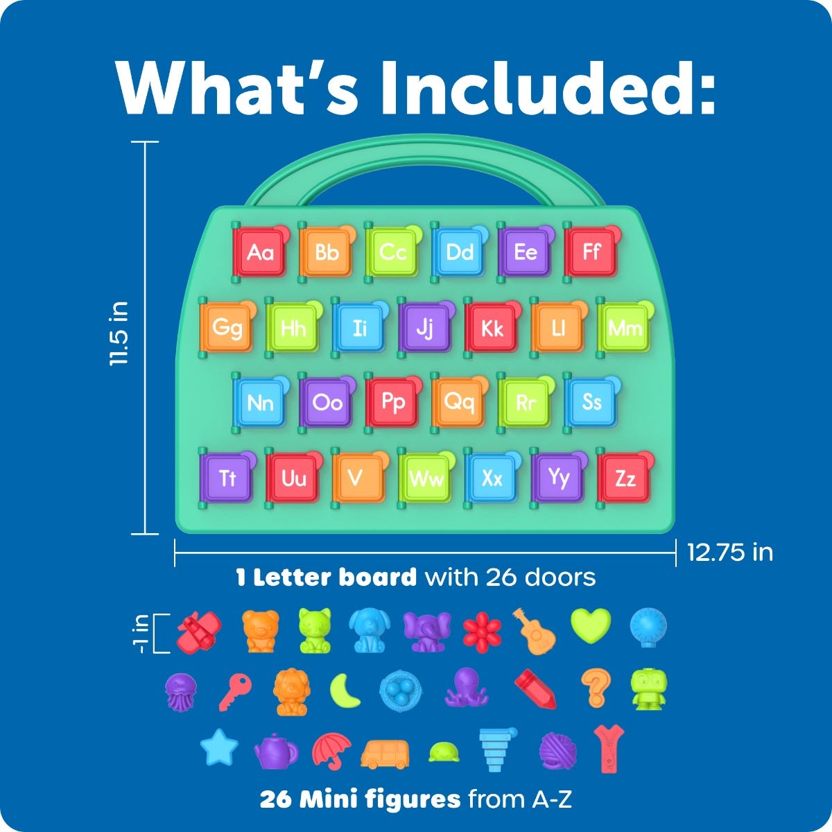 Learning Resources Lift-A-Letter Alphabet Board – A–Z Letter Recognition Activity (Ages 3+)