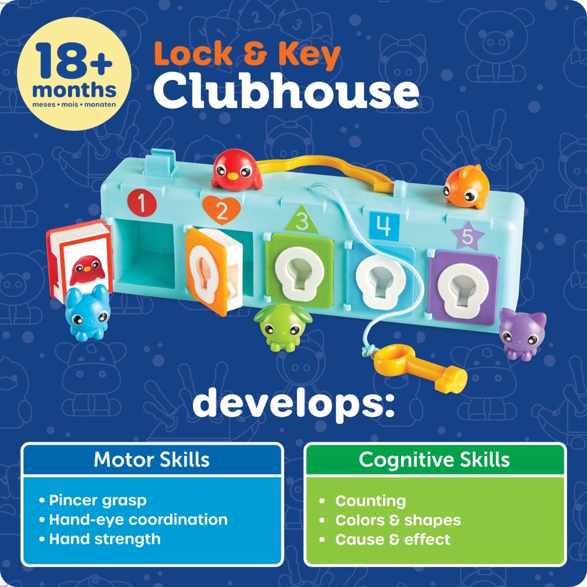 Learning Resources Lock & Key Clubhouse