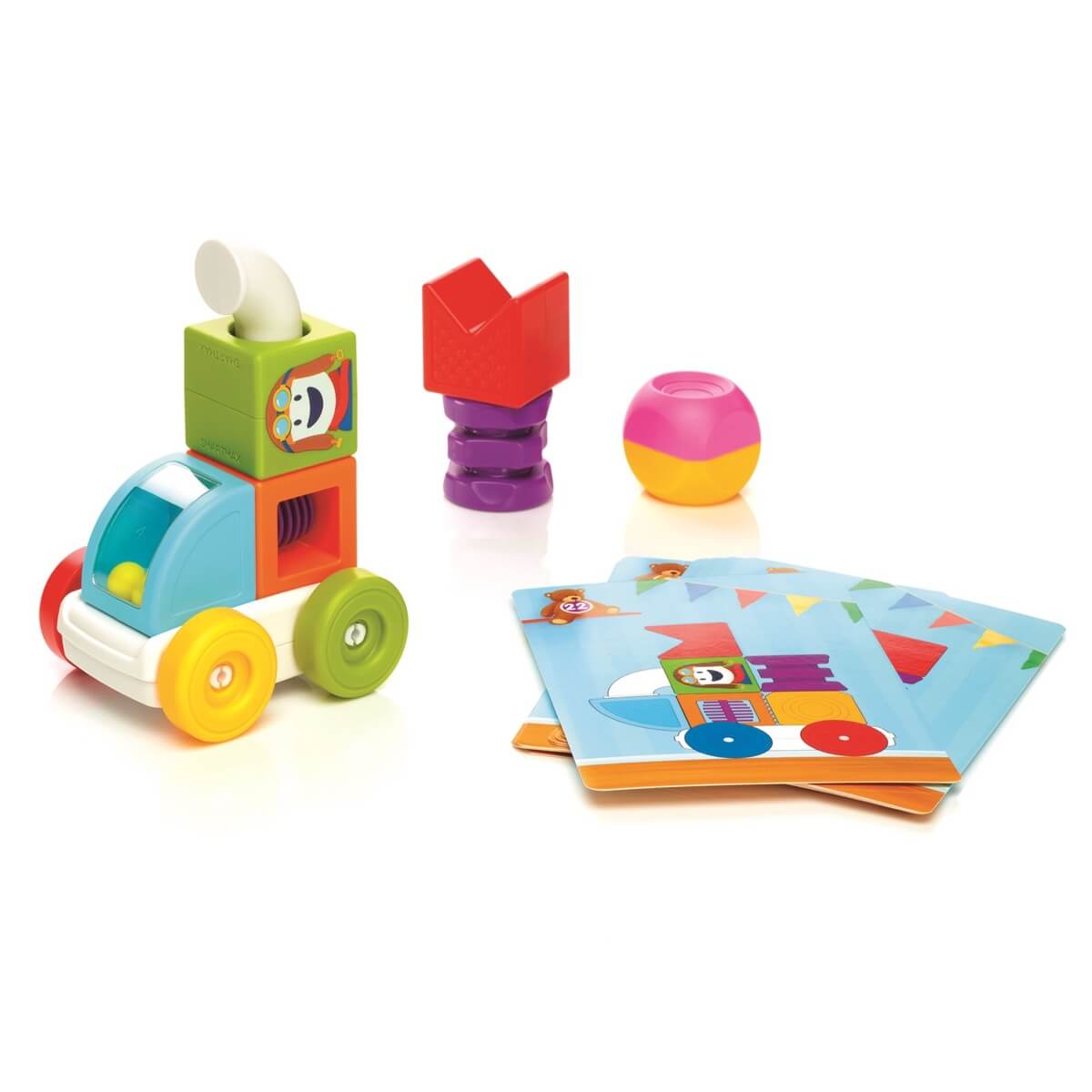 SmartMax My First Build & Drive – 2-in-1 Magnetic Vehicle Building Set with 24 Challenges for Toddlers (Ages 18m–5)