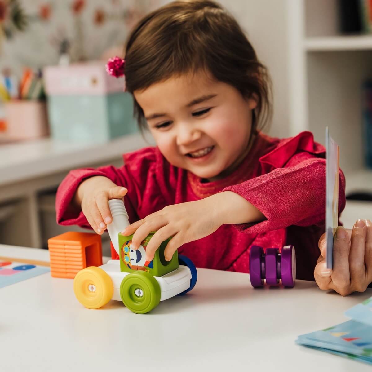 SmartMax My First Build & Drive – 2-in-1 Magnetic Vehicle Building Set with 24 Challenges for Toddlers (Ages 18m–5)