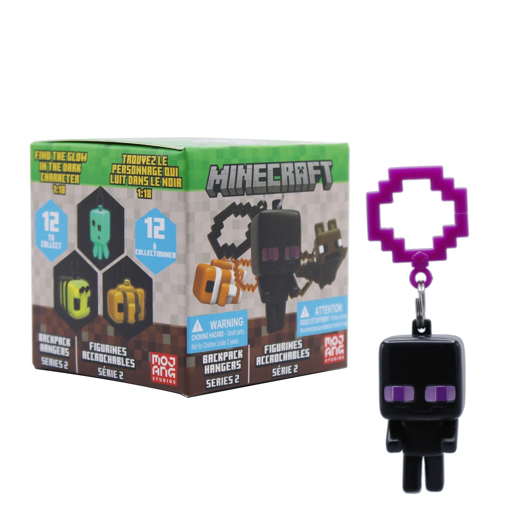 Minecraft Backpack Hangers – Collectible Mystery Mini Clip-On Figures for Bags & Backpacks (Ages 6+)