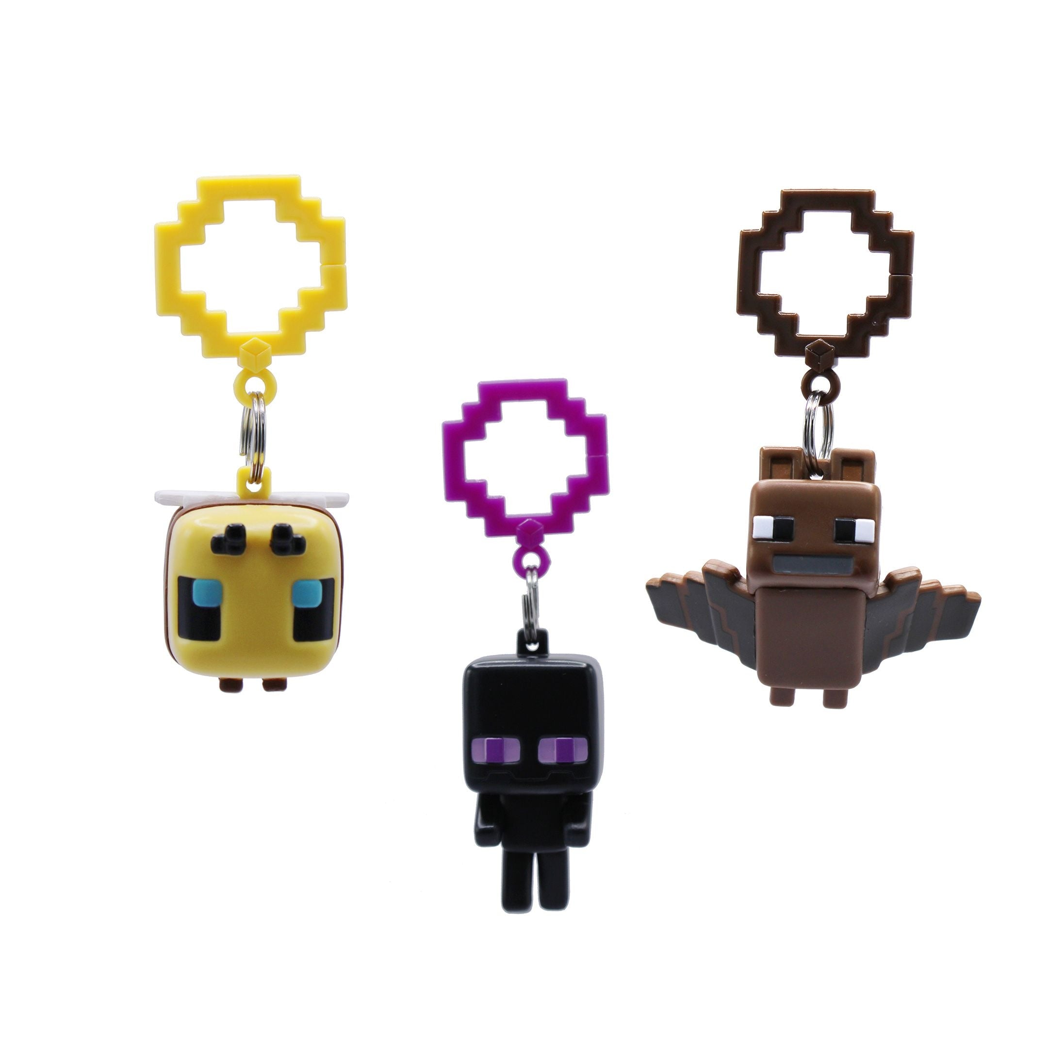 Minecraft Backpack Hangers – Collectible Mystery Mini Clip-On Figures for Bags & Backpacks (Ages 6+)