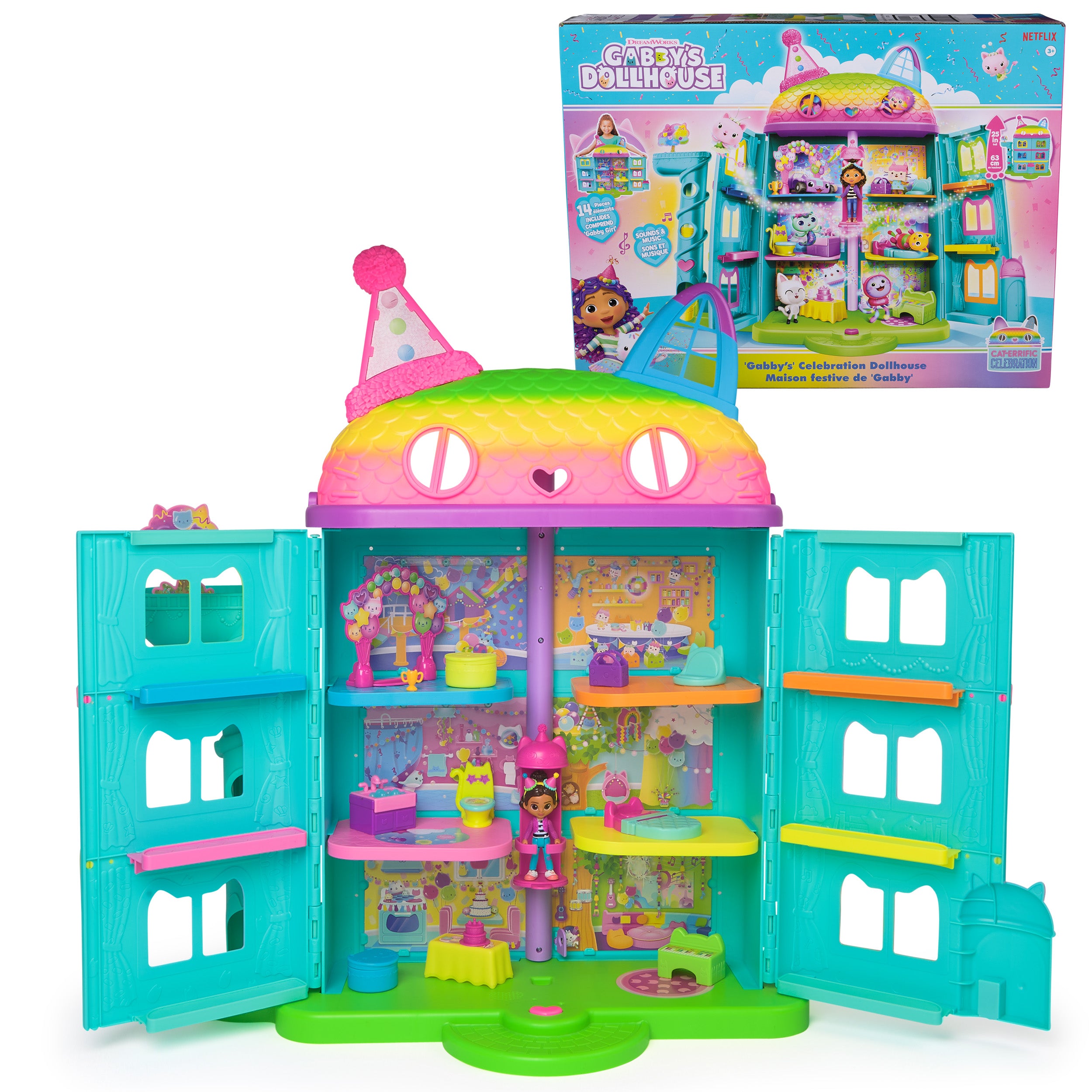 Gabby Doll House Celebration Doll House