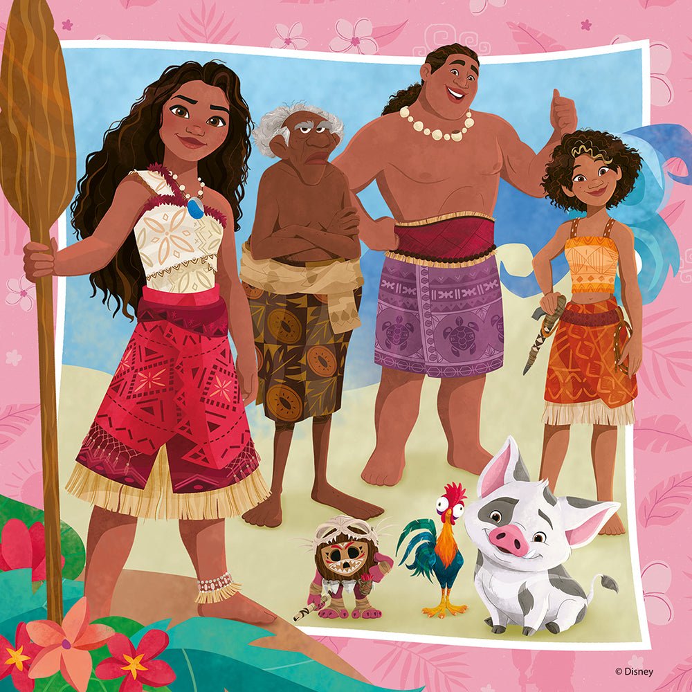 Moana 2 Off To New Adventures 3x49 pc Puzzle – Bright Bean Toys