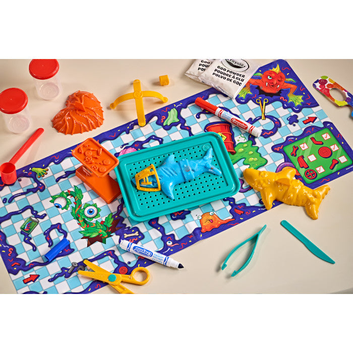 Crayola Goo Dissection Playset – DIY Less-Mess Slime Dissection Activity Kit (Ages 6+)
