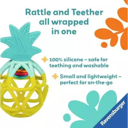 Rattle Teether: Pineapple