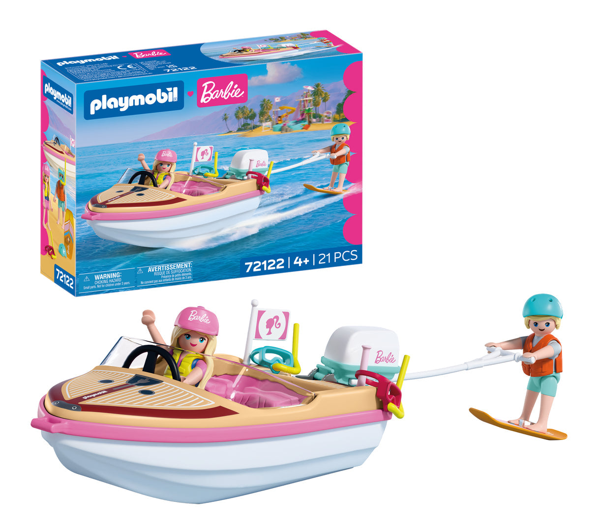 PLAYMOBIL x Barbie Adventure Boat