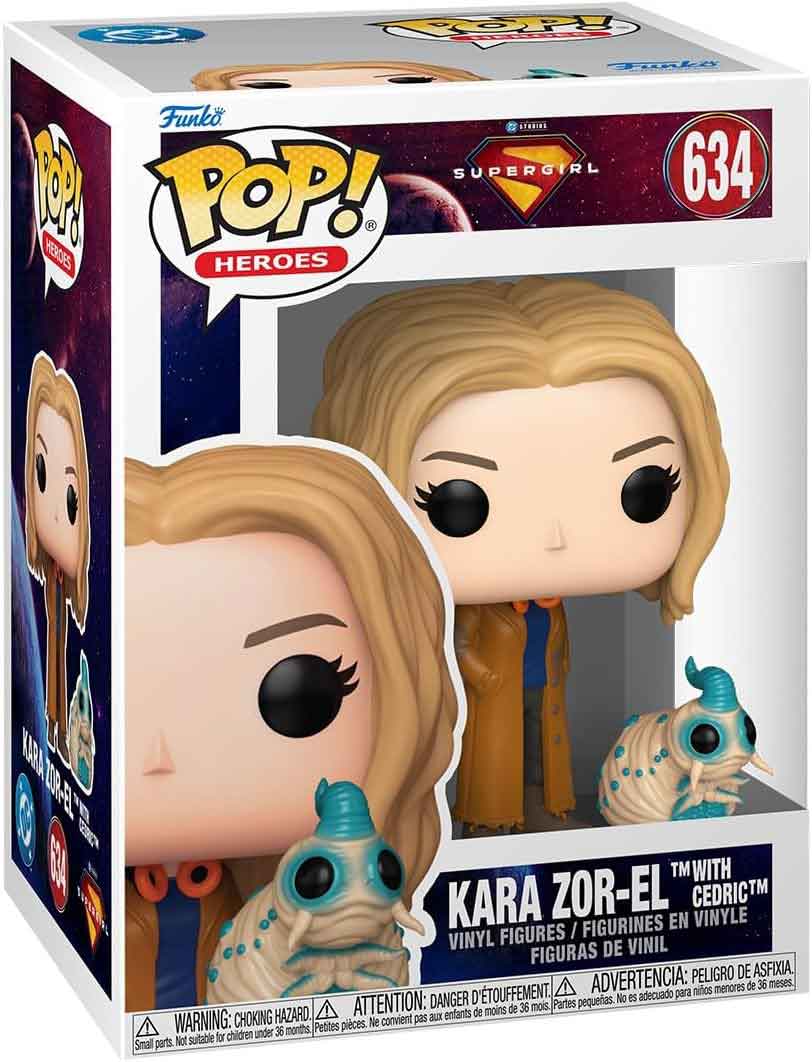 Funko Pop! DC Supergirl (2026) – Kara Zor-El with Cedric the Slug Pop! & Buddy Vinyl Figure (4 inches)