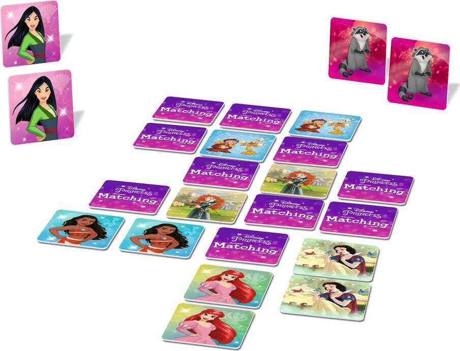 ThinkFun Disney Princess Matching Game - Trilingual