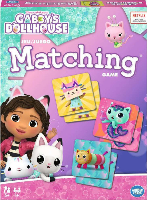 ThinkFun Gabby's Dollhouse Matching Game - Trilingual