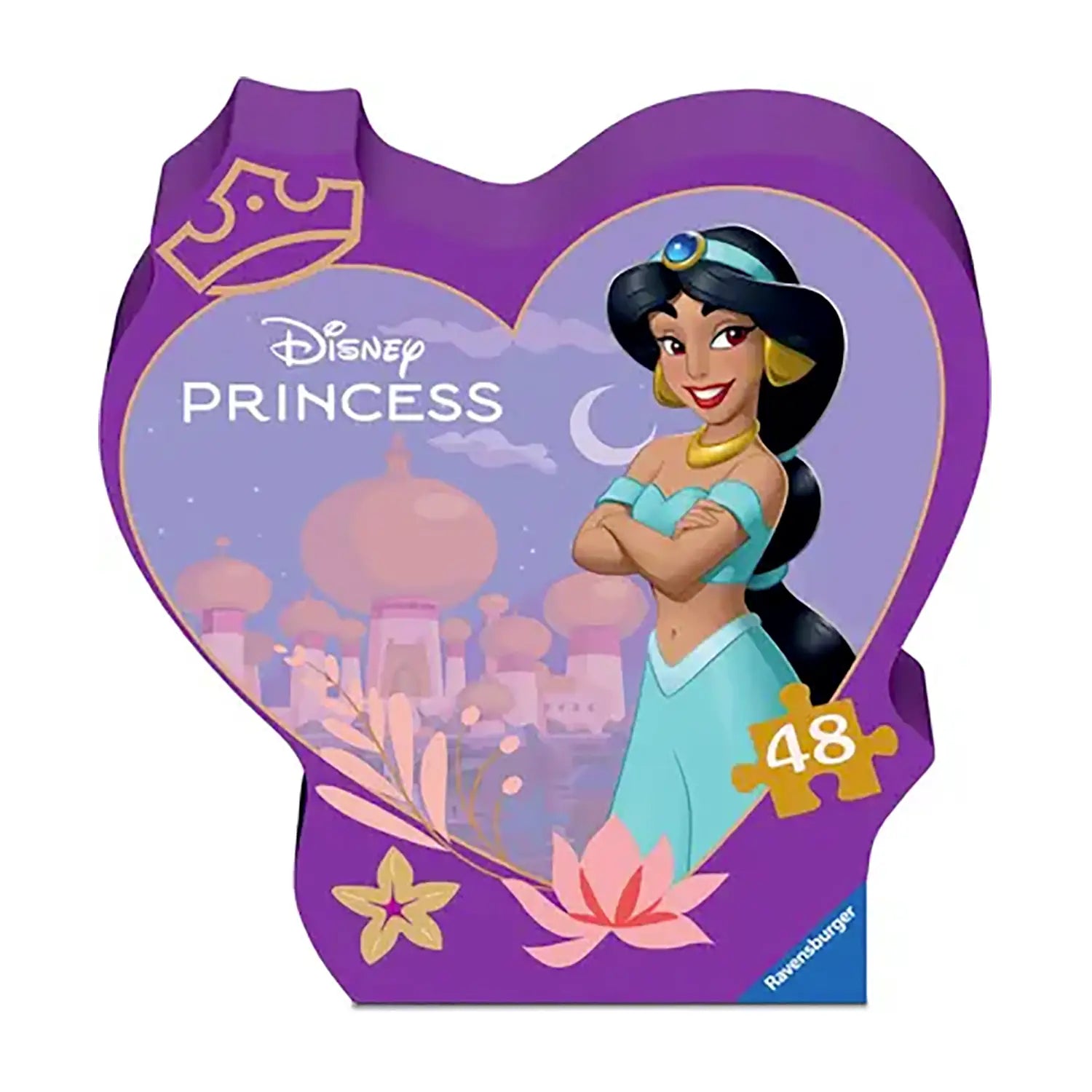Ravensburger Jasmine Aladdin Giftable 48-Piece Puzzle – Disney Princess Gift Puzzle (Ages 5+)