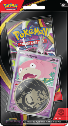 Pokémon TCG Mega Evolutions Pitch Black Checklane Blister – Single Booster Pack with Collectible Blister Card (Ages 6+)