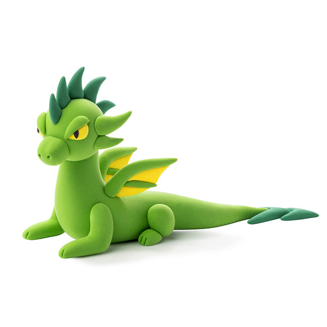 Hey Clay Dragon Island 15-Can Air-Dry Clay Kit – Sculpt 6 Unique Dragon Characters with App-Guided Instructions (Ages 3+)