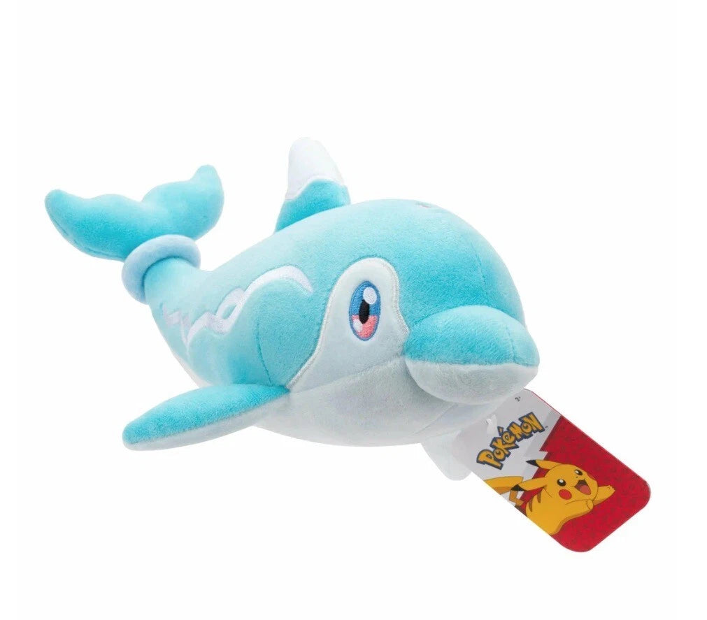 Pokémon Finizen 8-Inch Plush – Officially Licensed Jazwares Stuffed Toy, Scarlet & Violet Dolphin Pokémon (Ages 2+)