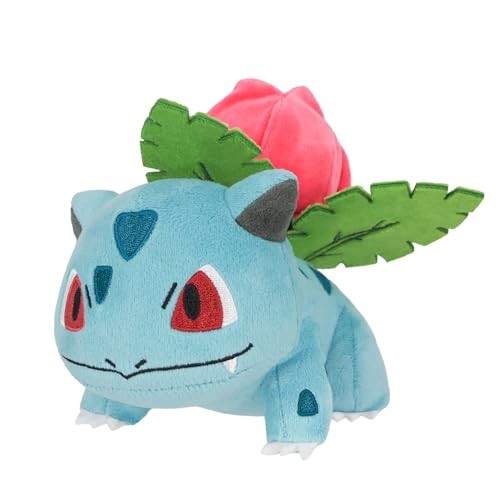 Pokémon Ivysaur All Star Collection Plush – Sanei Boeki PP76 Premium Japanese Collector Plush, 6 Inches (Ages 3+)