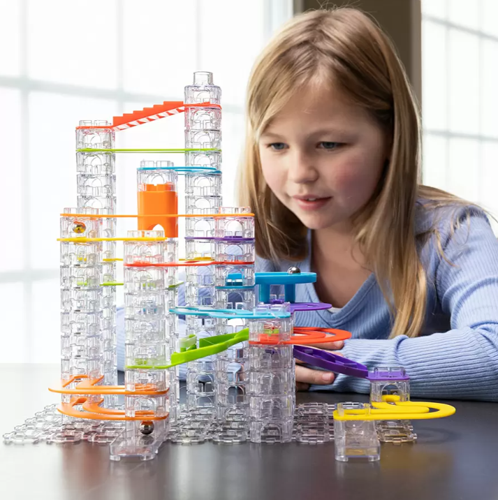 Fat Brain Toys Trestle Tracks New Deluxe Set