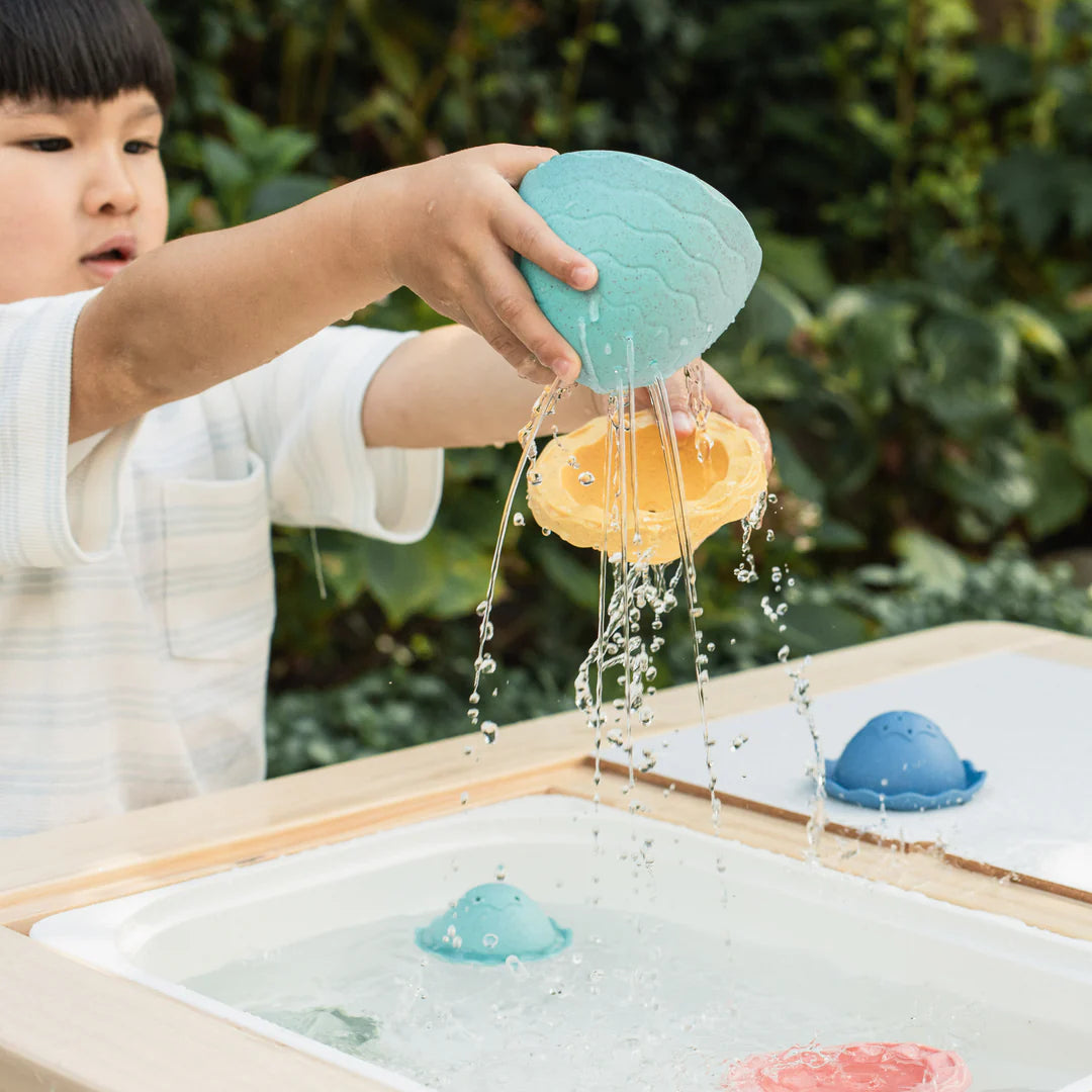 Tiger Tribe Stack & Pour Eco Bath Egg – Stacking Pouring Bath Toy