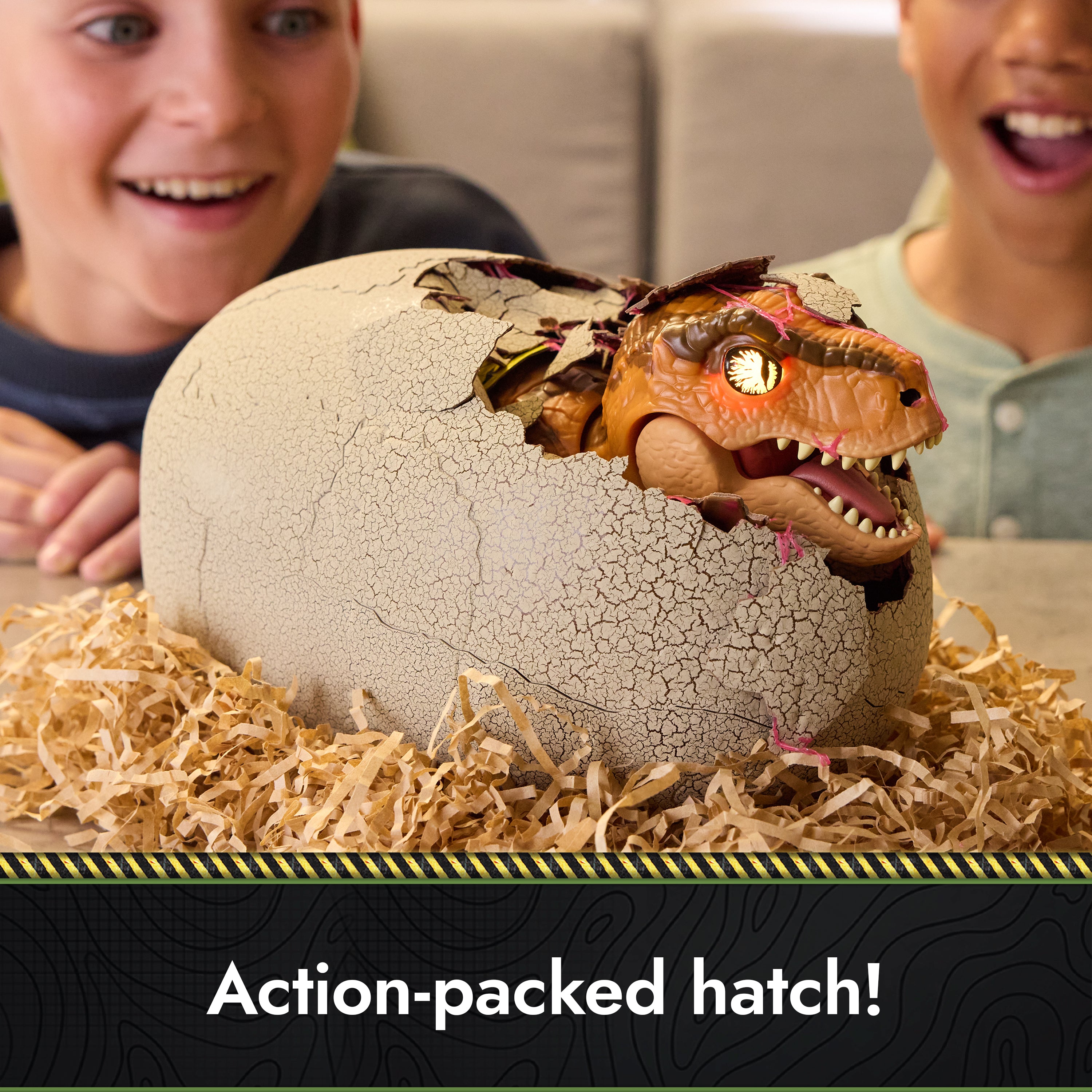 Spin Master Jurassic World Primal Hatch Interactive Hatching T-Rex – Hatch, Train & Raise Your Own Baby Dinosaur with 100+ Sounds (Ages 5+)