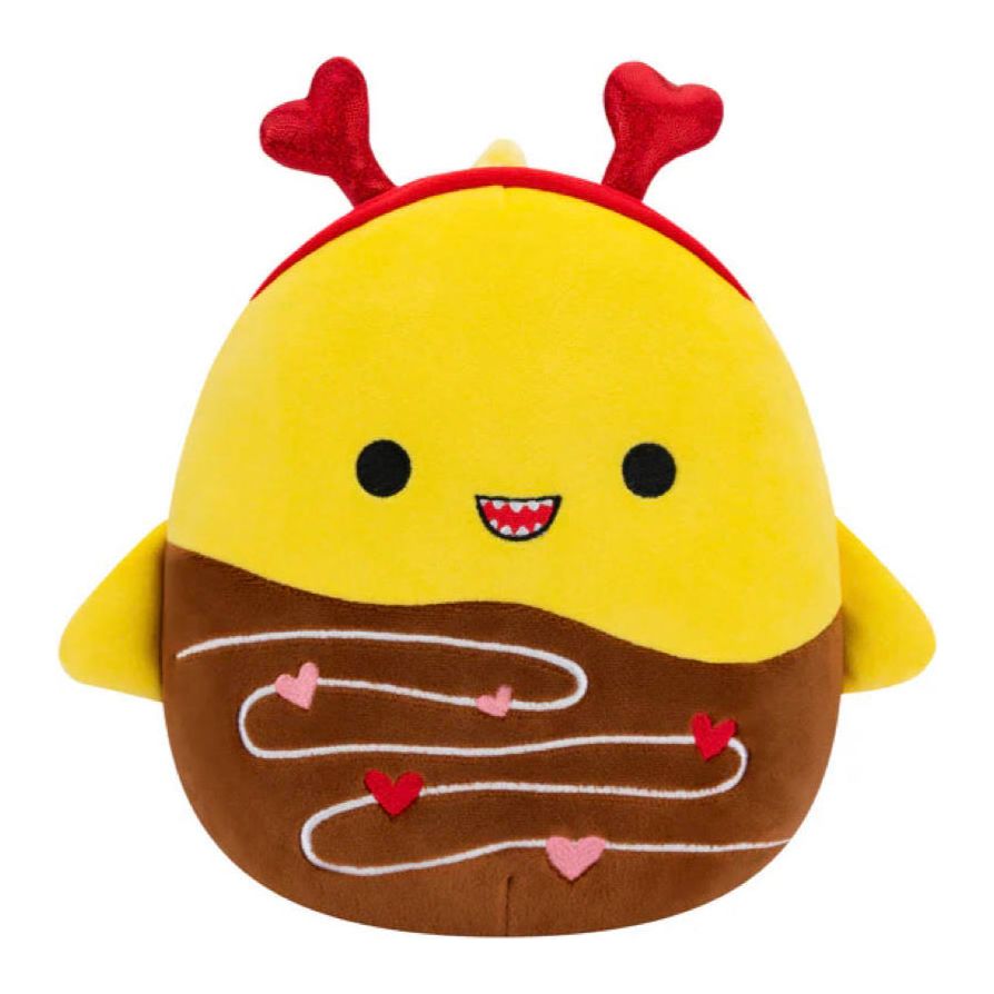 Squishmallows 5" Valentines - Chandler the Chocolate Dipped Shark