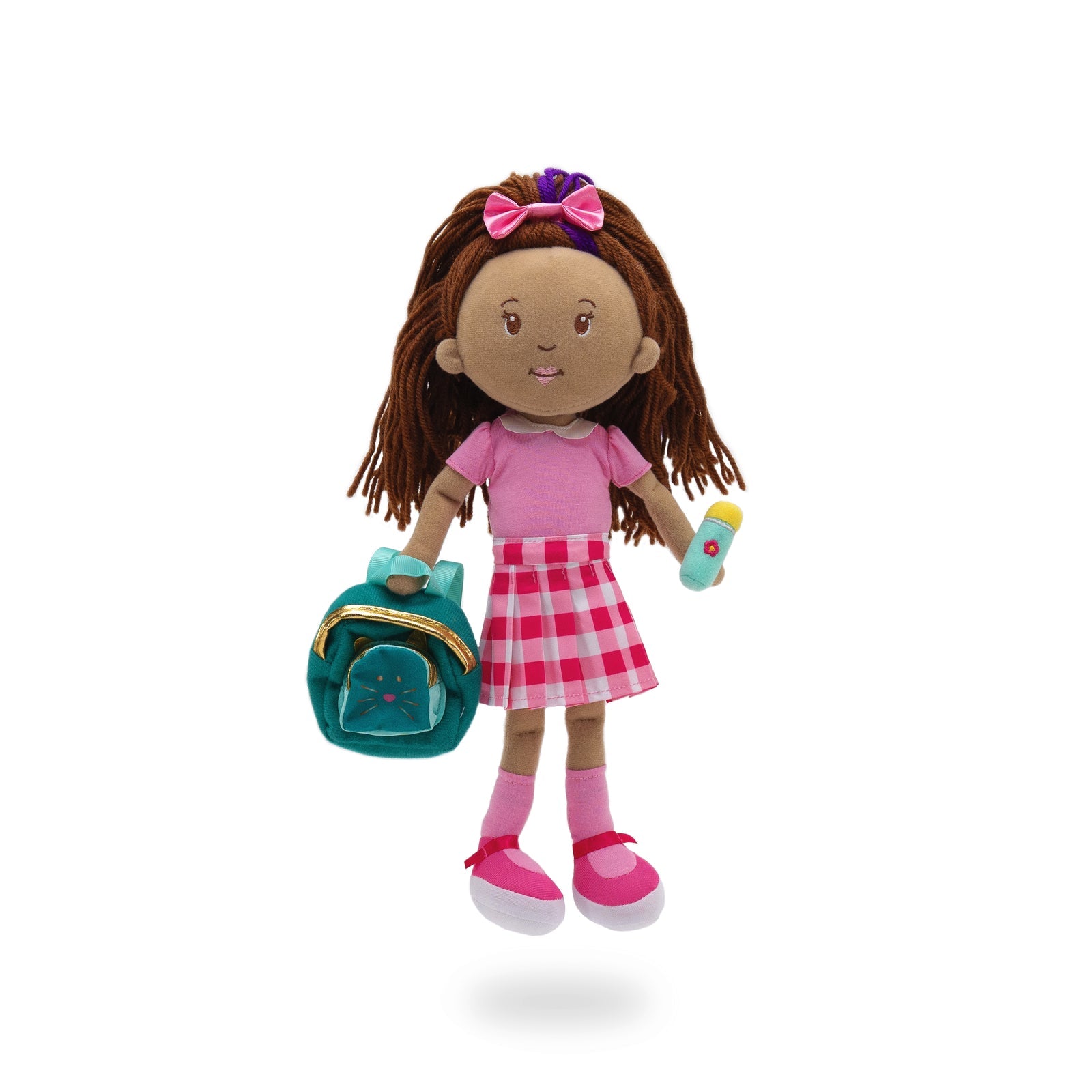 Manhattan Toy Groovy Girls Honor Roll Ready Doll Outfit – 4-Piece School Set with Backpack & Water Bottle for 13" Groovy Girls Dolls (Ages 3+)