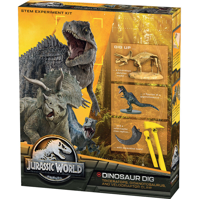Thames & Kosmos Jurassic World: Dinosaur Dig - Triceratops, Giganotosaurus, and Velociraptor Claw