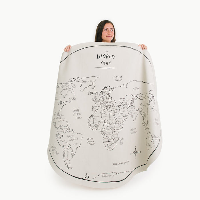 Large Tapestries - World Map